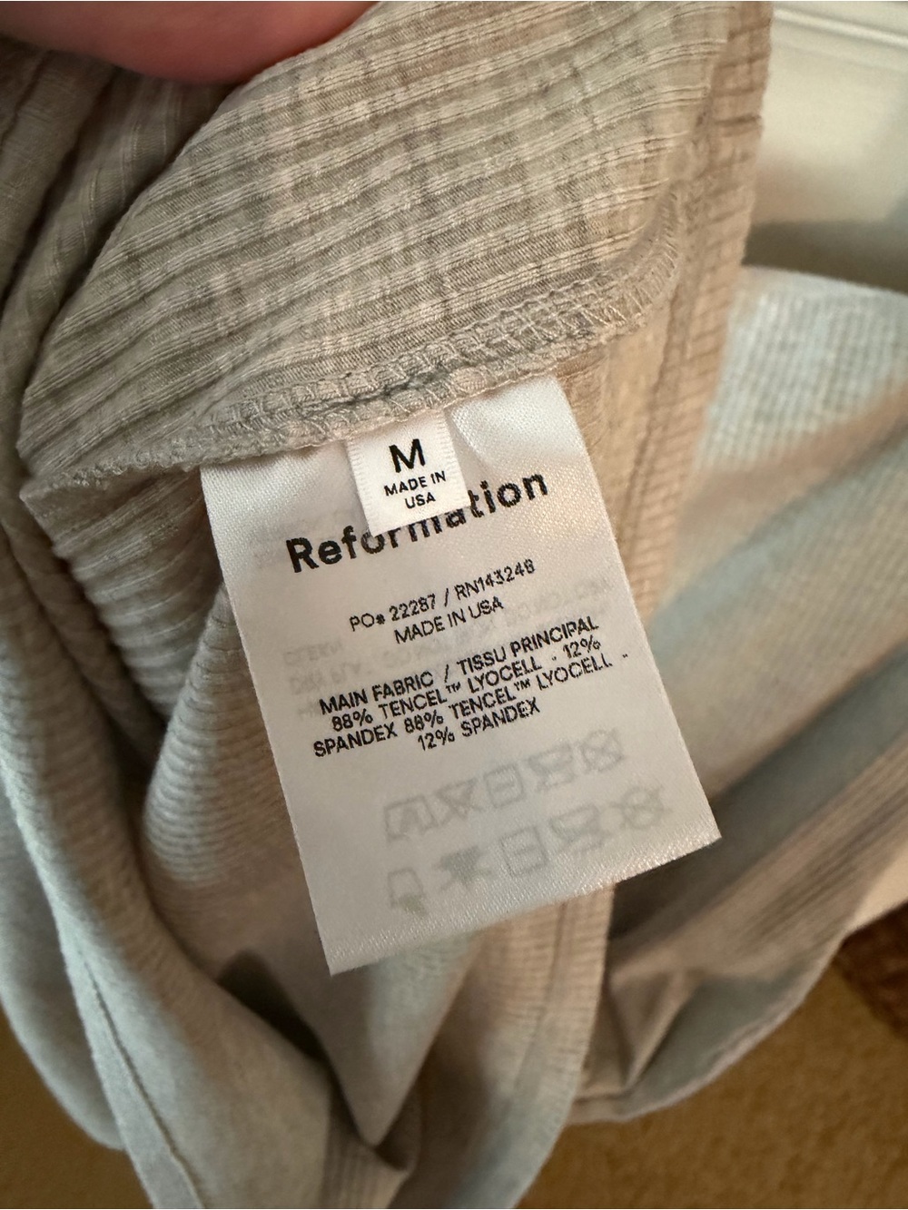 Reformation ribbed maxi dress - Picture 3 of 3